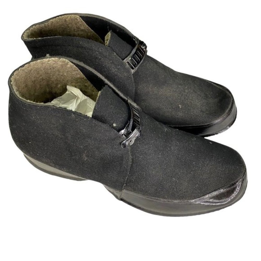 Vintage Ball Band One Buckle Cloth Wool Interior From 1940s Shoes Mens Size 6